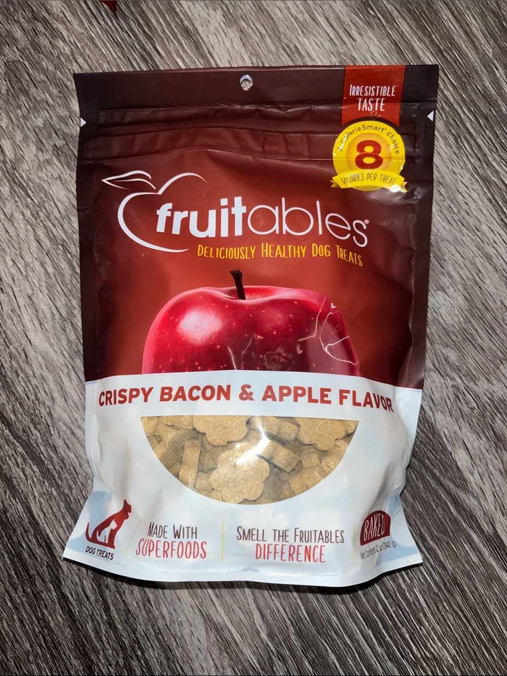 Fruitables Crispy Bacon Apple Dog treats